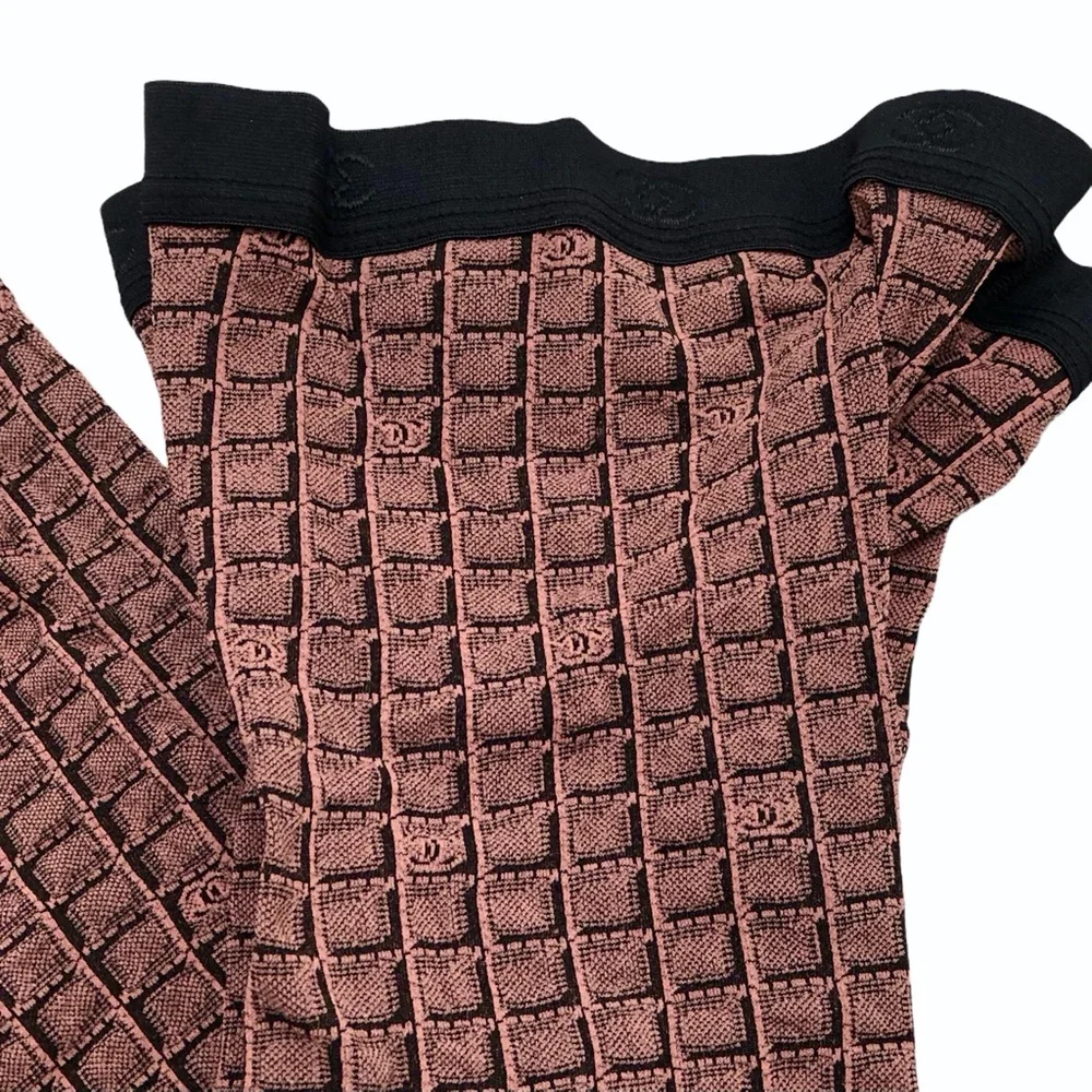 CHANEL COLLANT FANTAISIE JACQUARD FANCY TIGHTS
